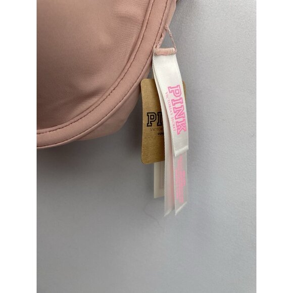 PINK Victoria's Secret Reversible Front Close Bra Lined Red 34D - Picture 4 of 10